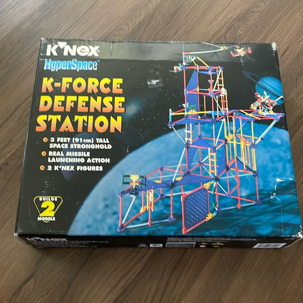 KNEX HYPER SPACE K-FORCE DEFENSE STATION BUILDING SET GAME